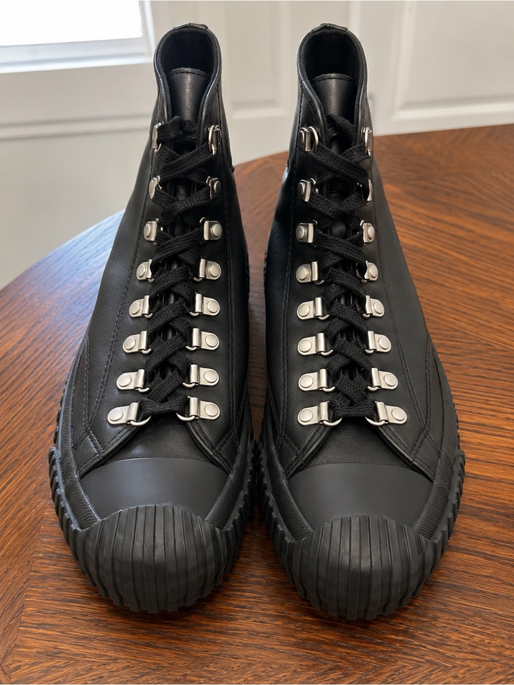 Converse Chuck 70 Bosey Hi By You Black Leather High Top Boots Men’s 7 Women’s 9